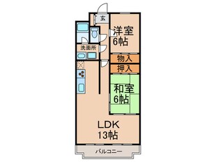 メゾンド－ル上泉の物件間取画像